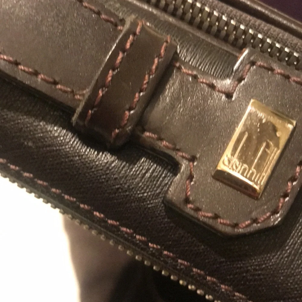 Dunhill document travel used zipped case